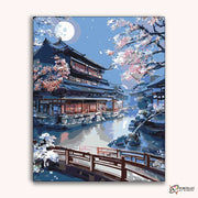 Kyoto Shrine -  Paint by Numbers Kit for Adults -  Portrait By Numbers