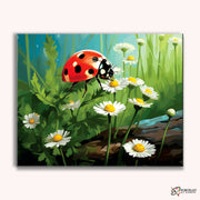 Ladybug's Haven -  Paint by Numbers Kit for Adults -  Portrait By Numbers