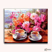 Lakeside Blossoms -  Paint by Numbers Kit for Adults -  Portrait By Numbers