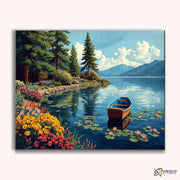 Lakeside Calm -  Paint by Numbers Kit for Adults -  Portrait By Numbers