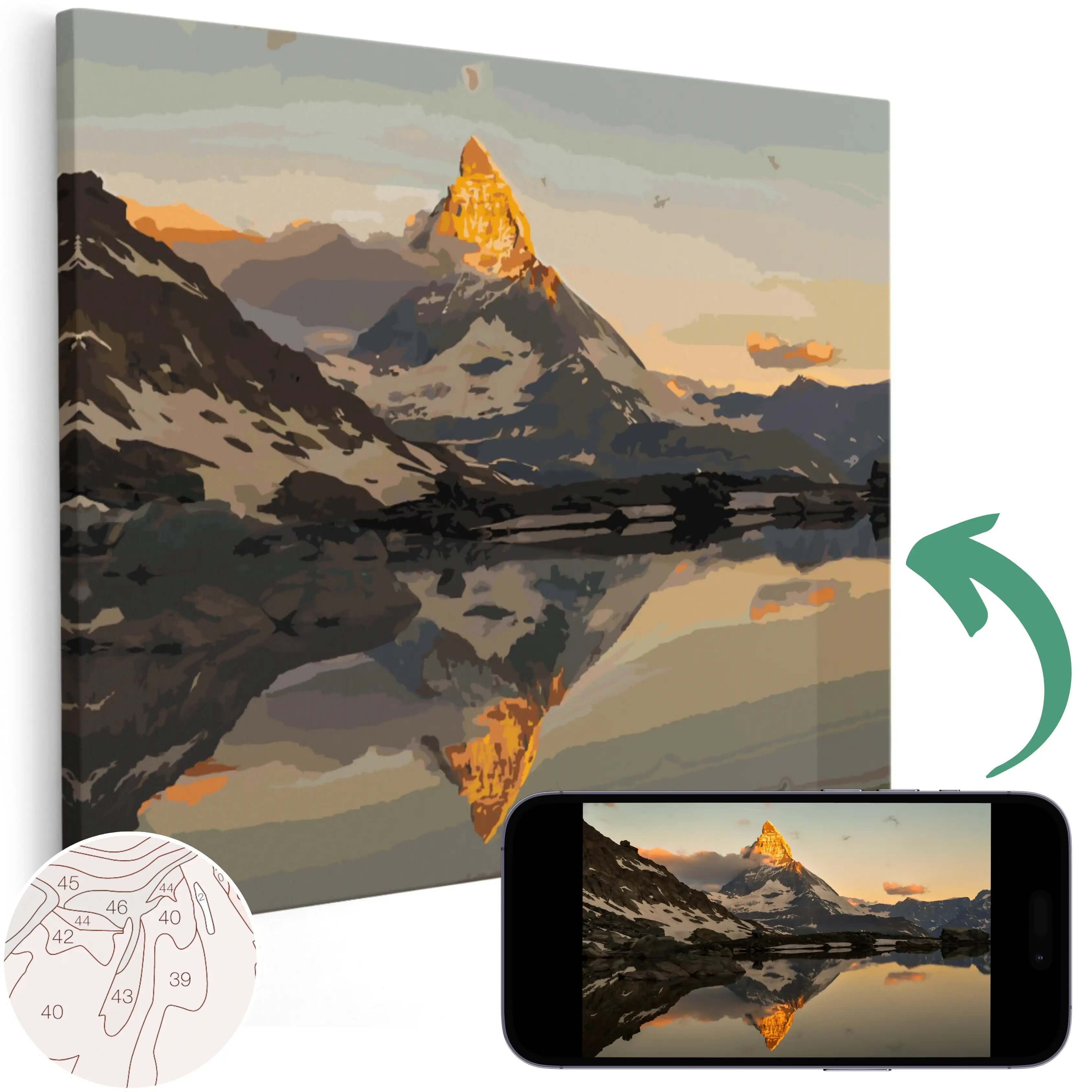Landscape & Voyage Views - Custom Paint by Numbers Kit -  Paint by numbers -  Portrait By Numbers