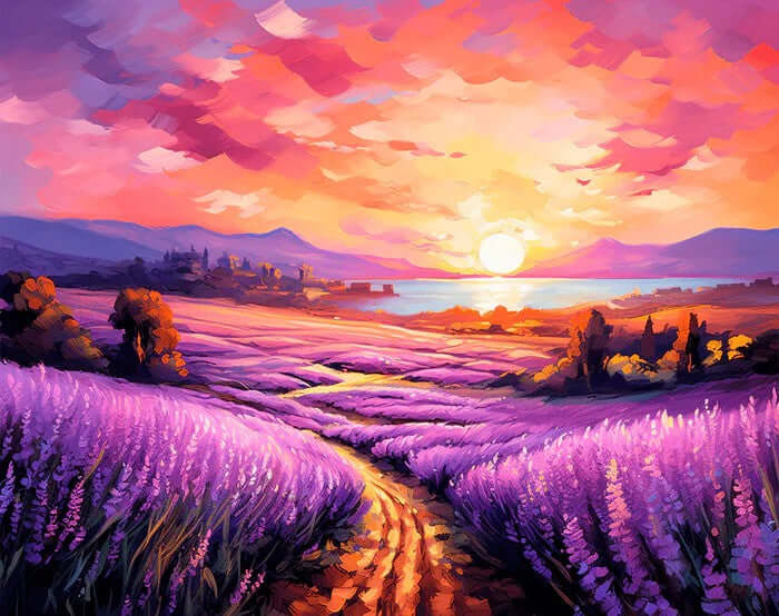 Lavender Sunset