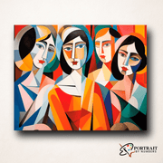 Le Demoseilles -  Paint by numbers Kit -  Portrait By Numbers