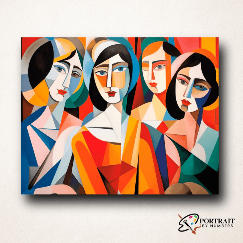 Le Demoseilles -  Paint by numbers Kit -  Portrait By Numbers
