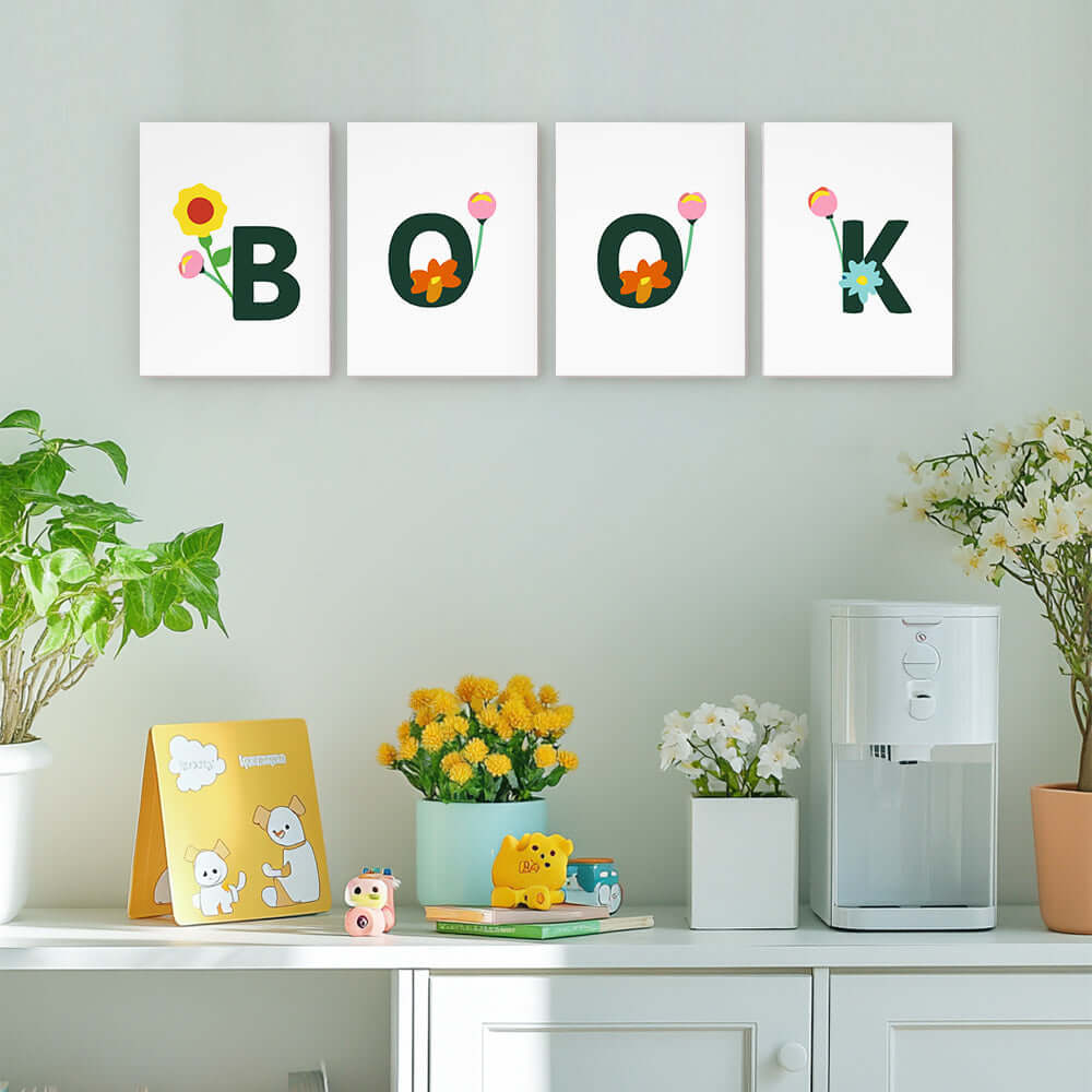 Leafabet (Alphabet) -  Paint by numbers Kit -  Portrait By Numbers