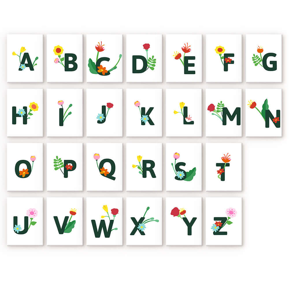 Leafabet (Alphabet) -  Paint by numbers Kit -  Portrait By Numbers
