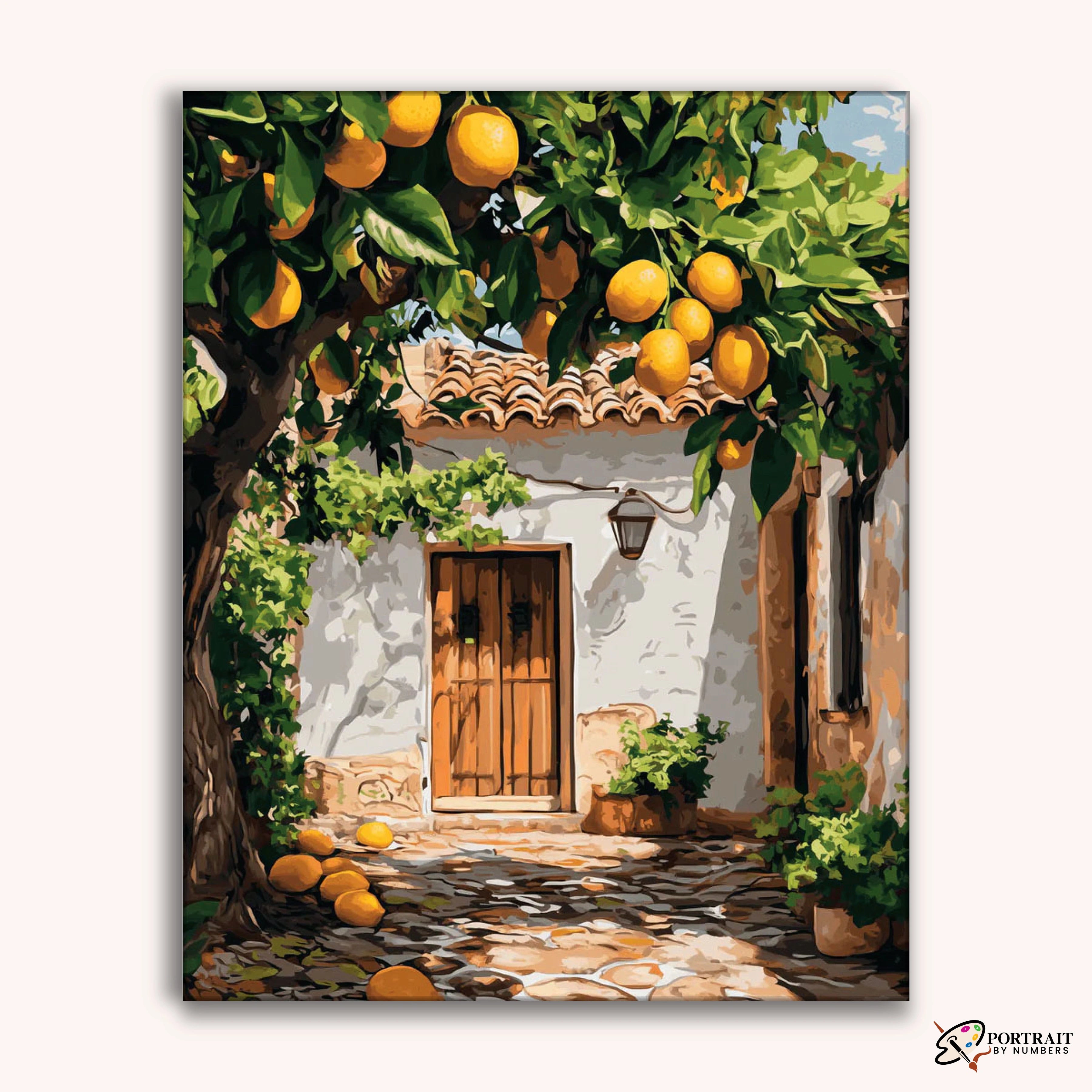 Lemon Yard -  Paint by Numbers Kit for Adults -  Portrait By Numbers