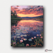 Lily Sunset -  Paint by Numbers Kit for Adults -  Portrait By Numbers