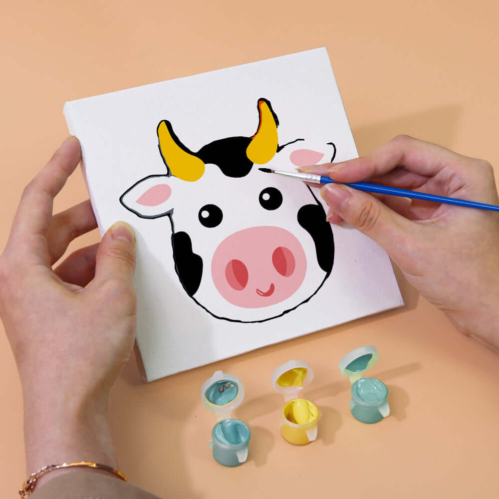 Little Friends (Set of 6) -  Paint by numbers Kit -  Portrait By Numbers