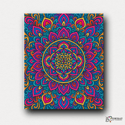Lotus Prism (Mandala) -  Paint by numbers Kit -  Portrait By Numbers