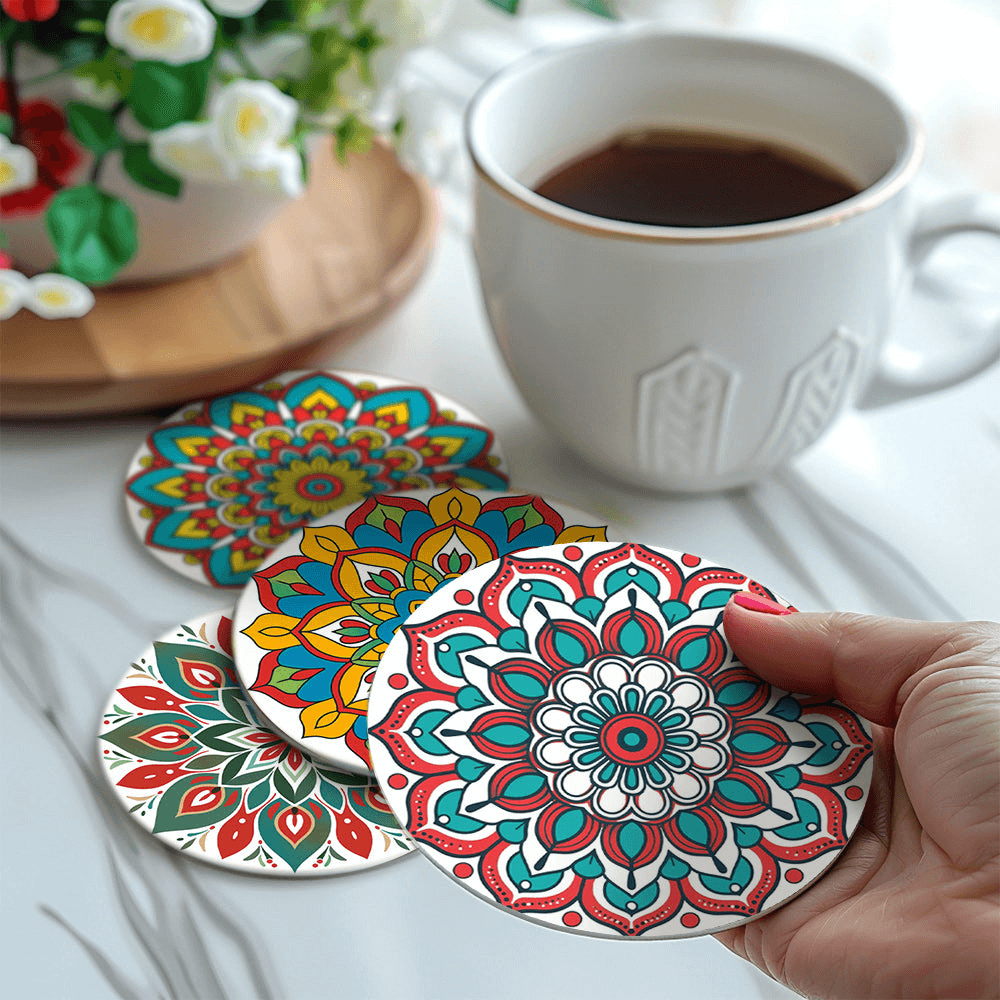 Mandala Magic (Set of 6) -  Paint by numbers Kit -  Portrait By Numbers