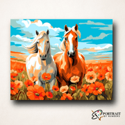 Meadow Mates -  Paint by Numbers Kit for Adults -  Portrait By Numbers