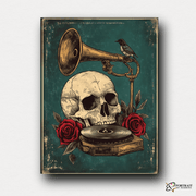 Melody of Mortality -  Paint by Numbers Kit for Adults -  Portrait By Numbers