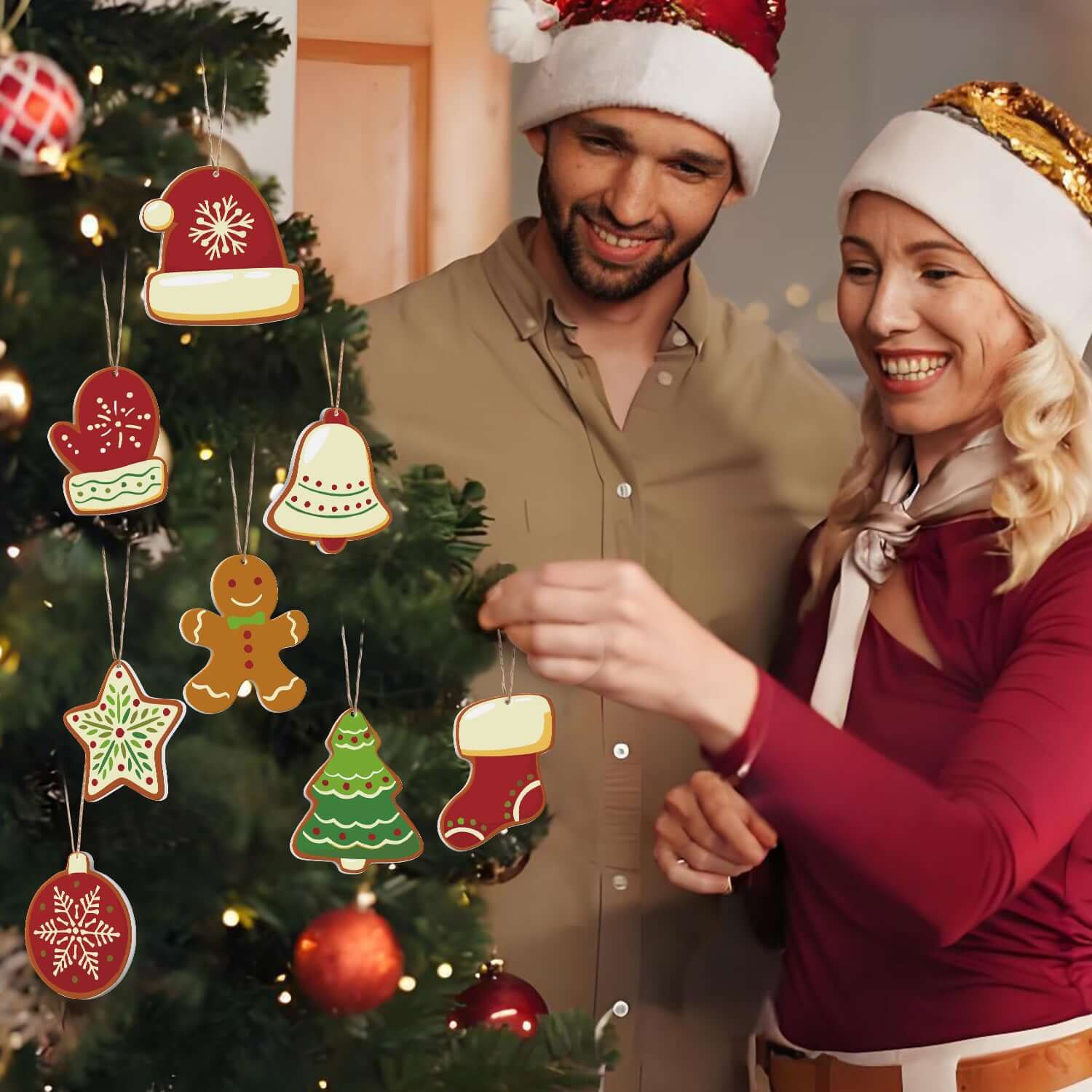 Merry Magic -  Paint by Numbers Kit for Adults -  Portrait By Numbers