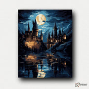 Midnight Castle -  Paint by Numbers Kit for Adults -  Portrait By Numbers