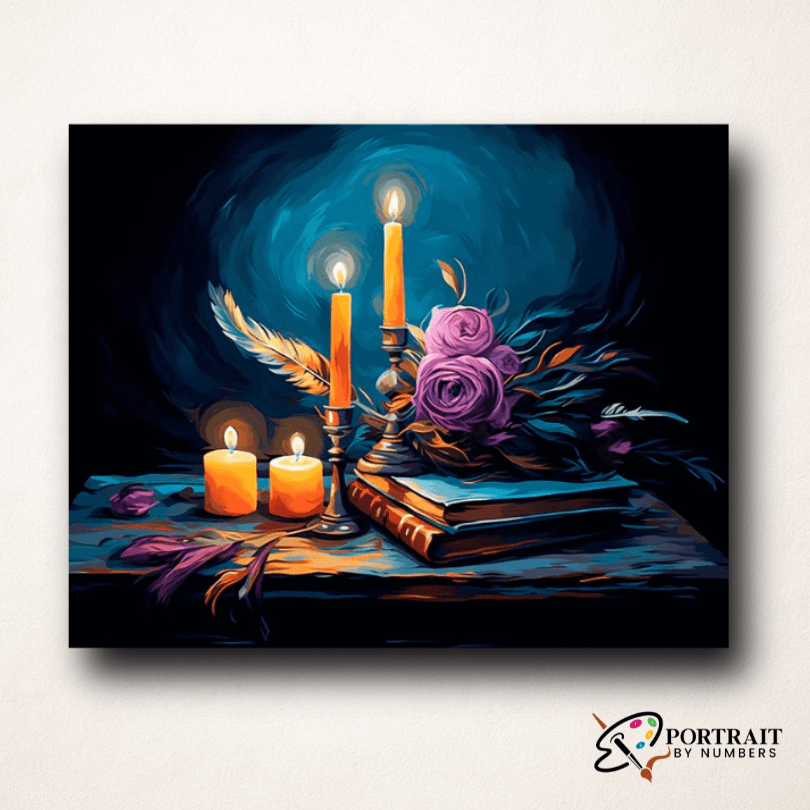 Midnight Musings -  Paint by numbers Kit -  Portrait By Numbers