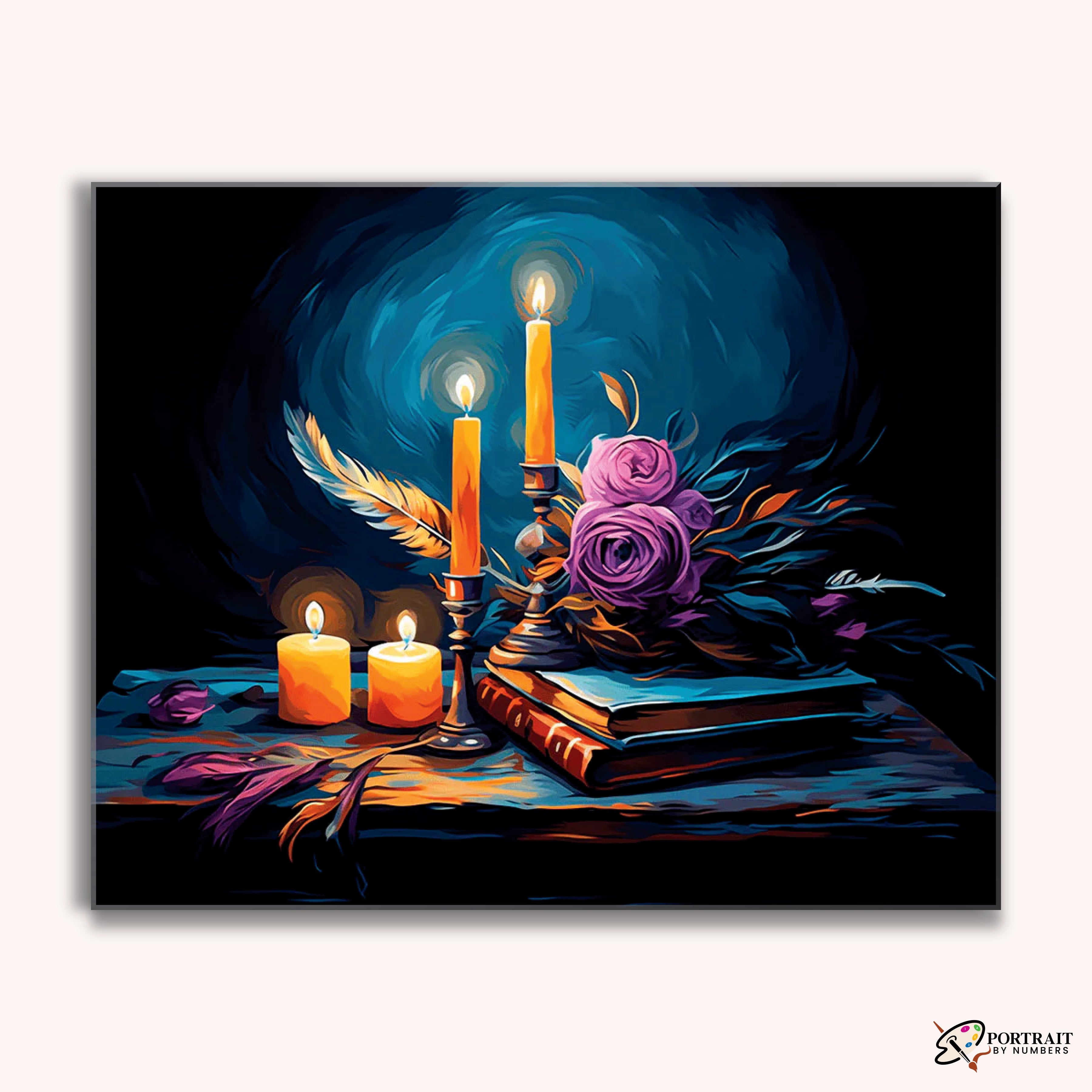 Midnight Musings -  Paint by Numbers Kit for Adults -  Portrait By Numbers