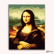 Mona Lisa - Leonardo Da Vinci -  Paint by Numbers Kit for Adults -  Portrait By Numbers
