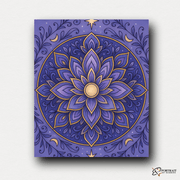Moon Petal (Mandala) -  Paint by numbers Kit -  Portrait By Numbers