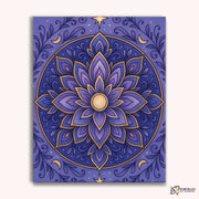 Moon Petal (Mandala) -  Paint by Numbers Kit for Adults -  Portrait By Numbers