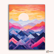 Mystic Mountain Tops -  Paint by Numbers Kit for Adults -  Portrait By Numbers