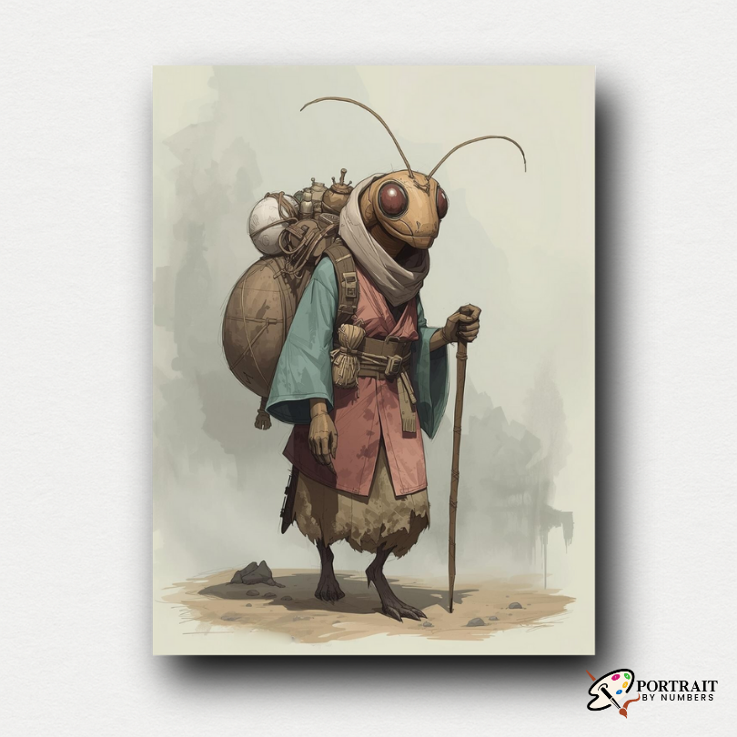 Nomad Hopper -  Paint by numbers Kit -  Portrait By Numbers