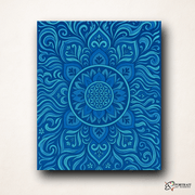 Ocean Flow (Mandala) -  Paint by numbers Kit -  Portrait By Numbers