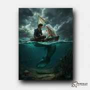 Ocean’s Whisper -  Paint by numbers Kit -  Portrait By Numbers