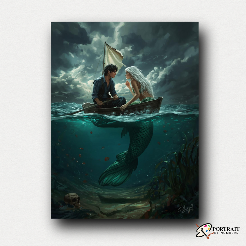 Ocean’s Whisper -  Paint by numbers Kit -  Portrait By Numbers