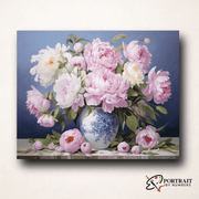 Old Bouquet Vase -  Paint by Numbers Kit for Adults -  Portrait By Numbers