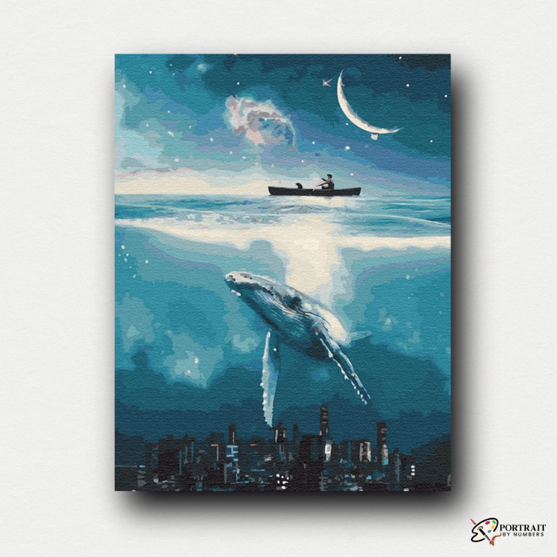 Out of Sight -  Paint by numbers Kit -  Portrait By Numbers