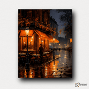 Parisian Rain Glow -  Paint by Numbers Kit for Adults -  Portrait By Numbers