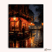 Parisian Rain Glow -  Paint by Numbers Kit for Adults -  Portrait By Numbers