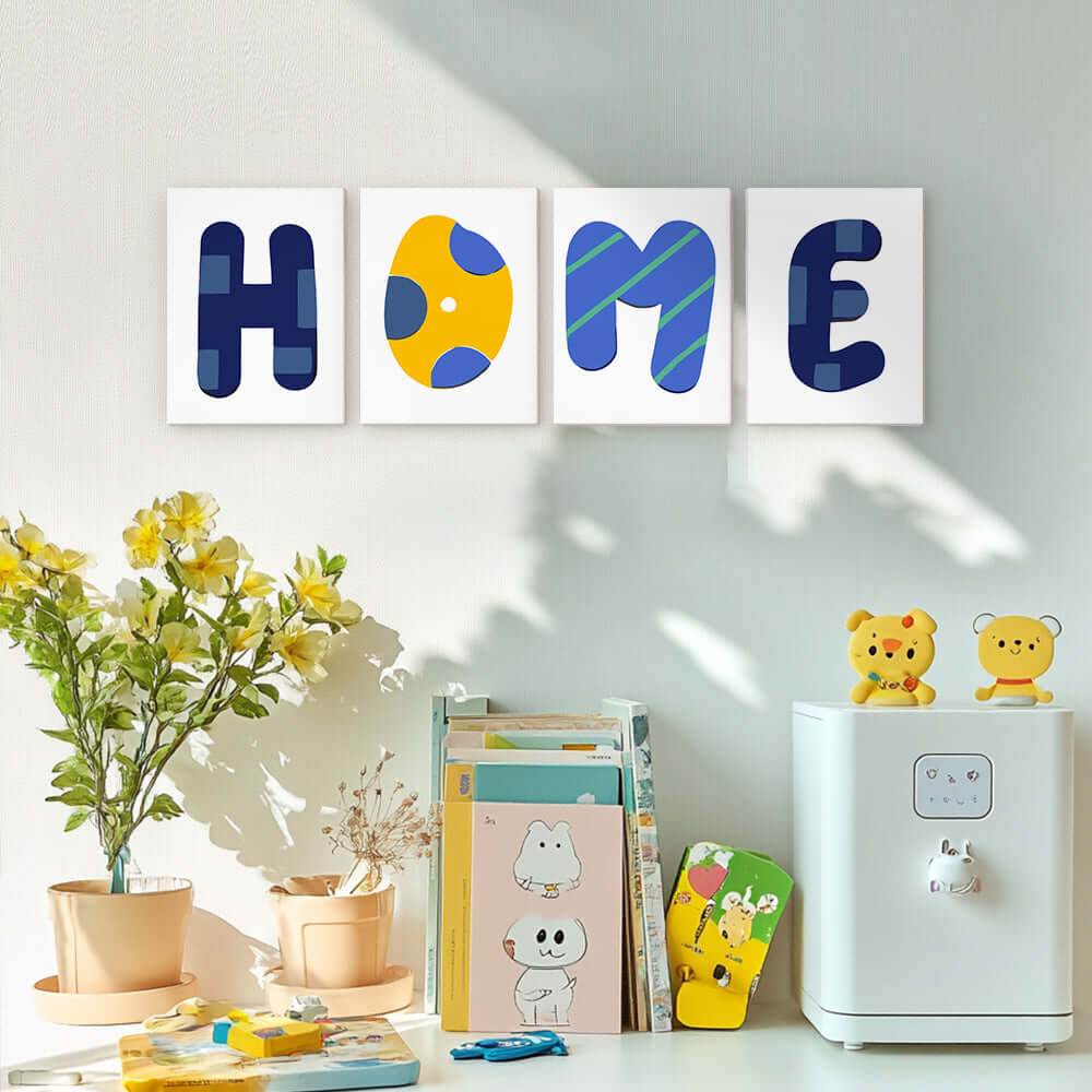 Pattern ABCs (Alphabet) -  Paint by numbers Kit -  Portrait By Numbers