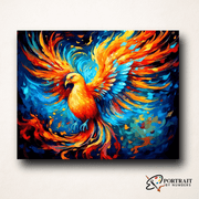 Phoenix Rebirth -  Paint by Numbers Kit for Adults -  Portrait By Numbers