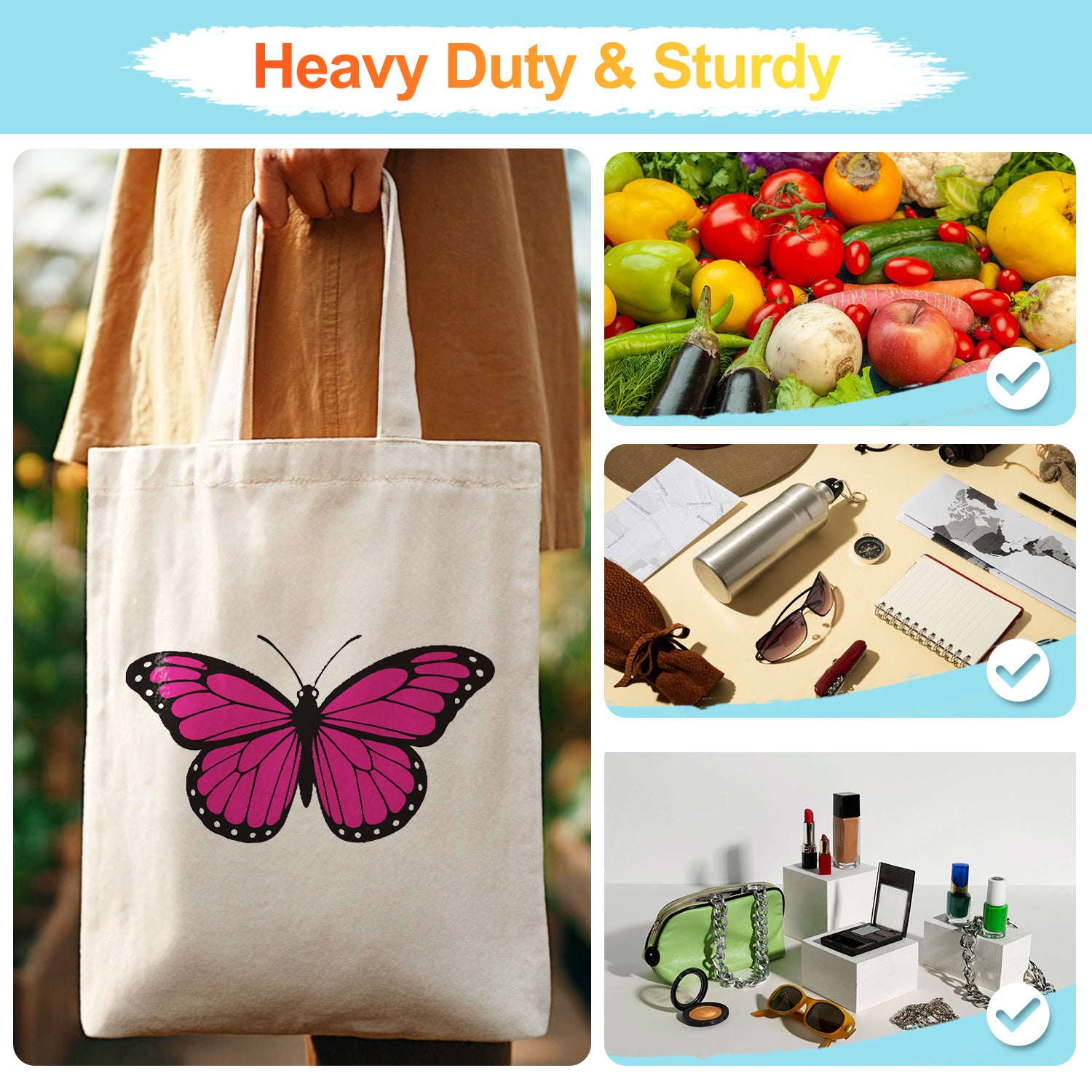 Pink Butterfly Bag -  Paint by Numbers Kit for Adults -  Portrait By Numbers