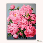Pink Peony Perfection -  Paint by Numbers Kit for Adults -  Portrait By Numbers