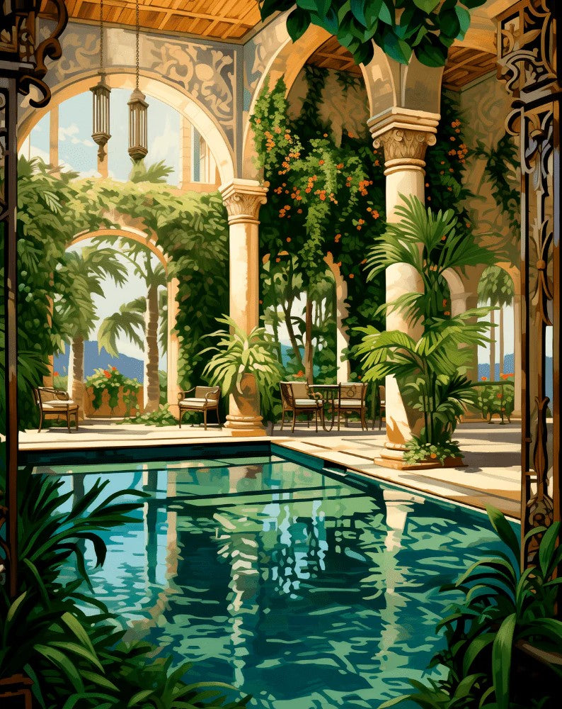 Poolside Flora