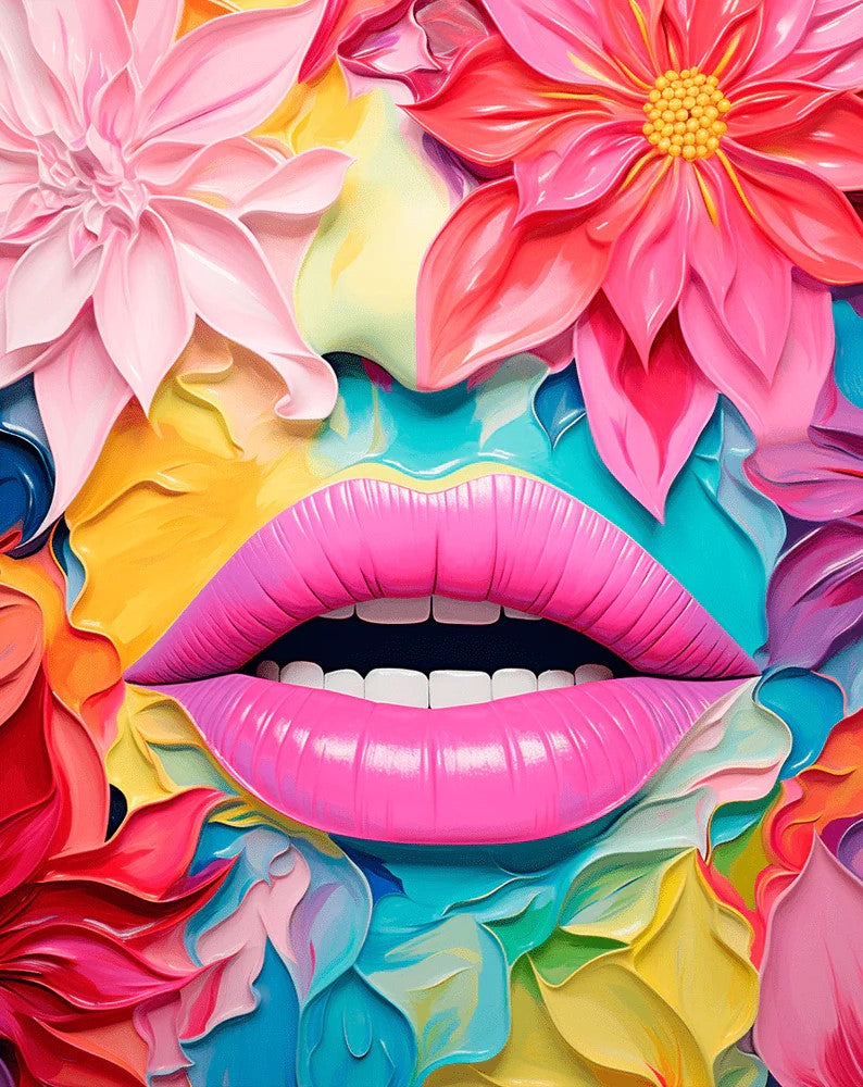 Pop Art Lips