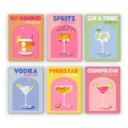 Pop Pour (Set of 6) -  Paint by numbers Kit -  Portrait By Numbers