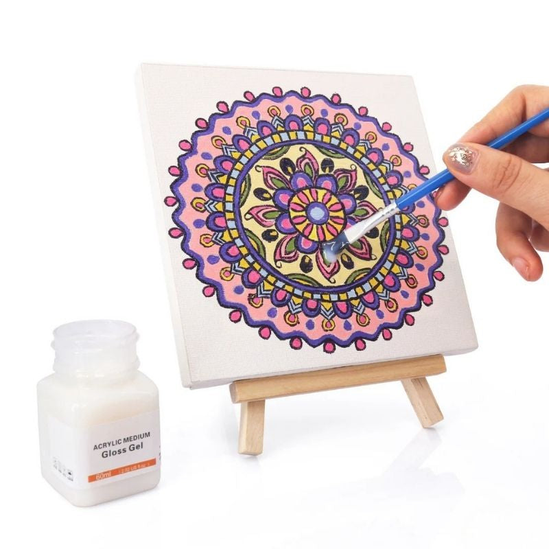 Primer Gesso - Acrylic Medium -  Paint by Numbers Kit for Adults -  Portrait By Numbers