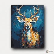 Prismatic Deer Dream -  Paint by Numbers Kit for Adults -  Portrait By Numbers