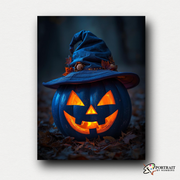 Pumpkin Spell -  Paint by numbers Kit -  Portrait By Numbers