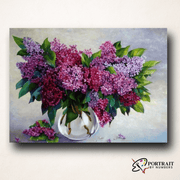 Purple Flowers Collection -  Paint by Numbers Kit for Adults -  Portrait By Numbers