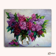 Purple Flowers Collection -  Paint by Numbers Kit for Adults -  Portrait By Numbers