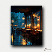 Quiet Urban Evening -  Paint by Numbers Kit for Adults -  Portrait By Numbers