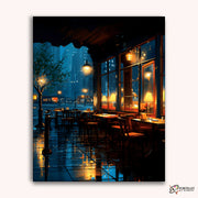 Quiet Urban Evening -  Paint by Numbers Kit for Adults -  Portrait By Numbers