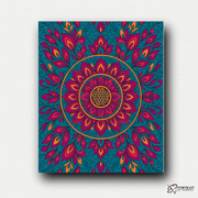 Radiant Echo (Mandala) -  Paint by numbers Kit -  Portrait By Numbers