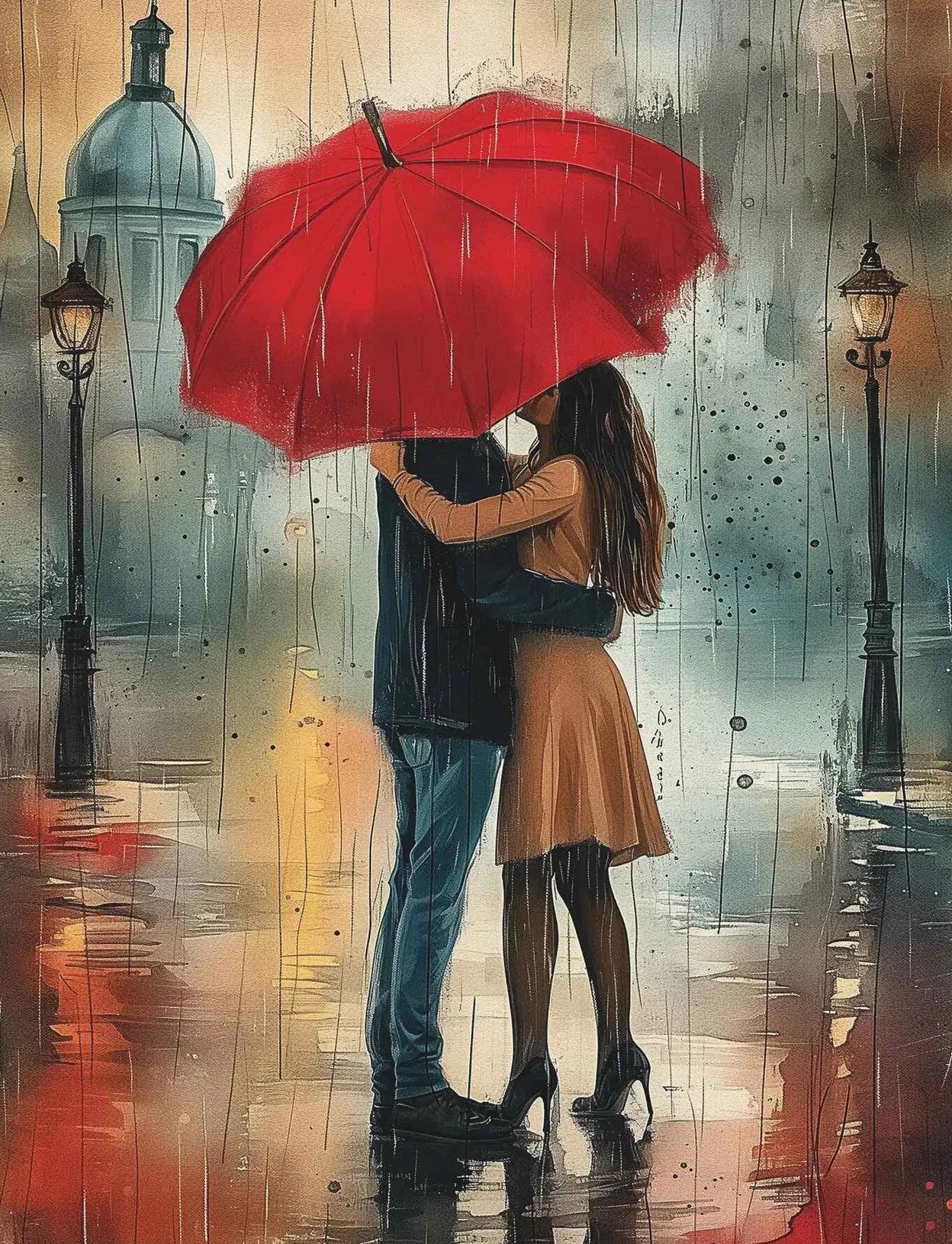 Rainy Embrace