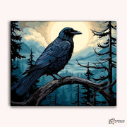 Raven's Lookout -  Paint by Numbers Kit for Adults -  Portrait By Numbers